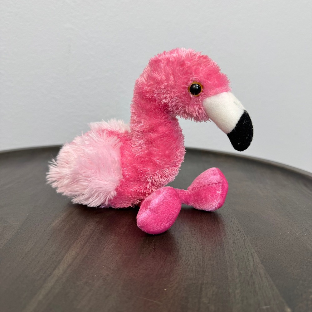 Aurora Plush Pink Flamingo Stuffed Animal Bird Toy Small Soft Kids Toy